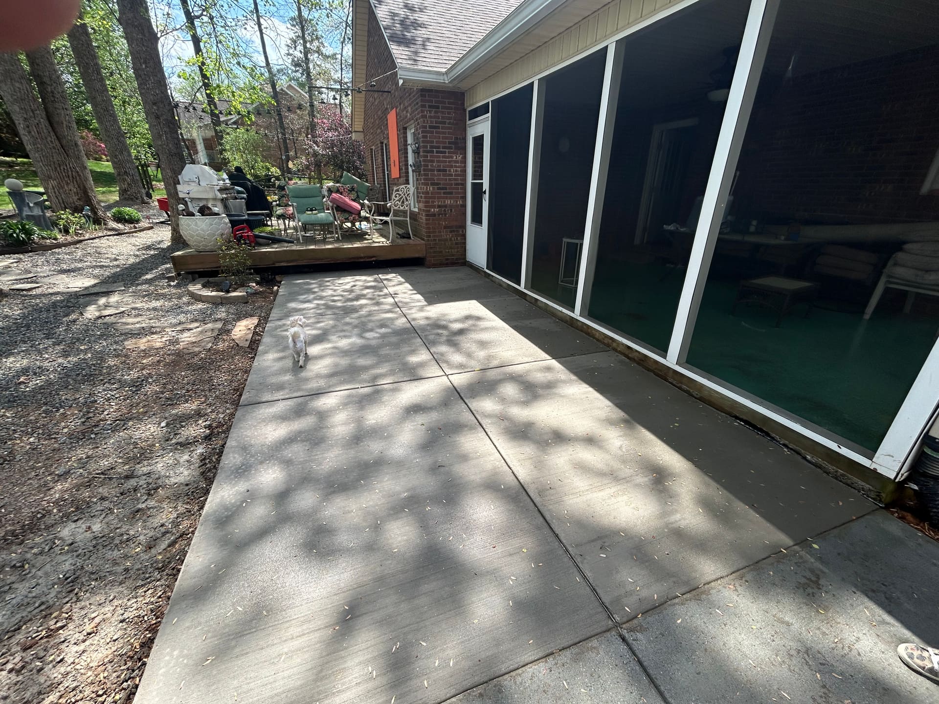Lake Norman concrete pool decks — Local Concrete Lake Norman project photo