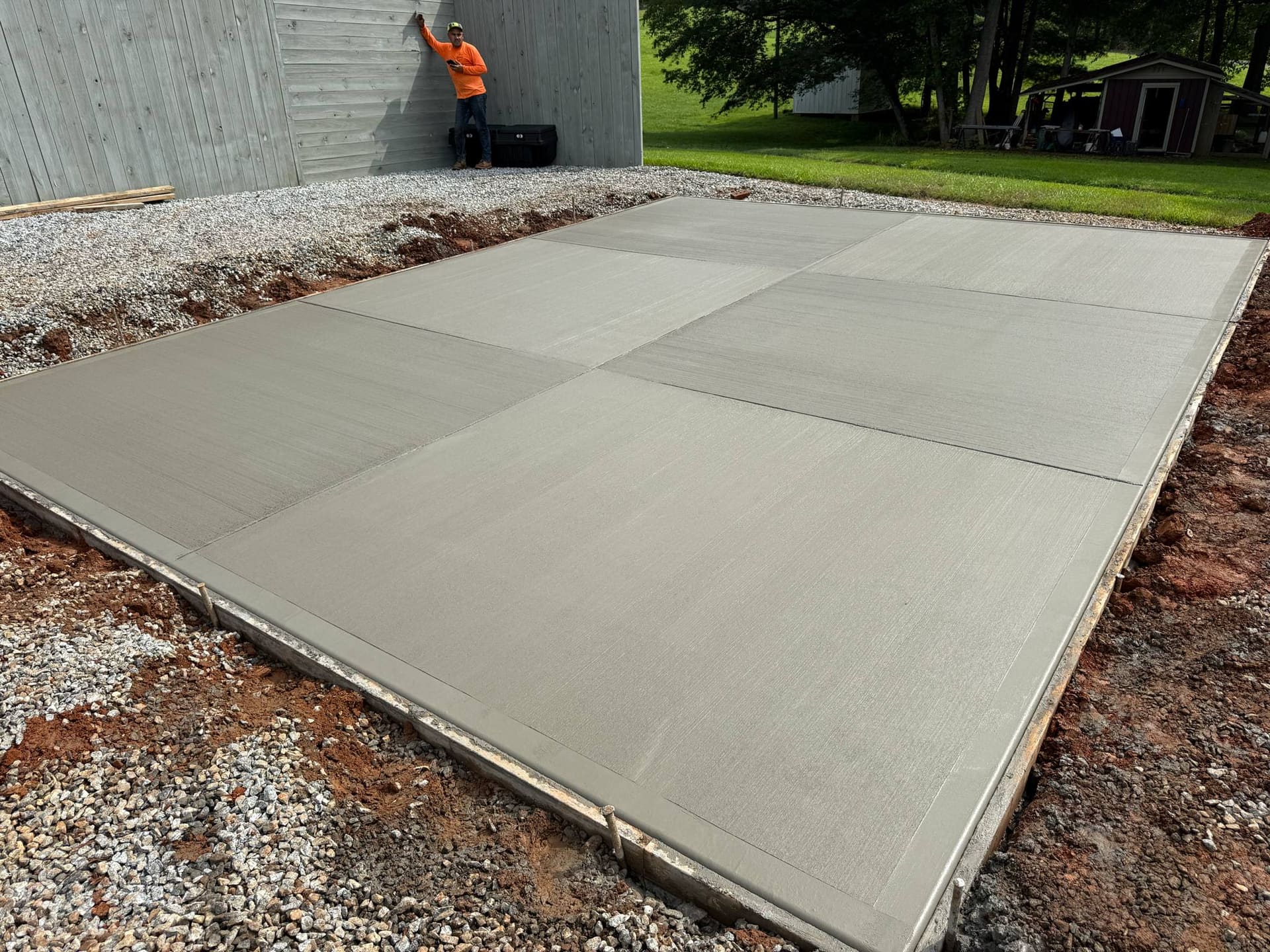 Mooresville concrete patio and flatwork by Local Concrete Lake Norman