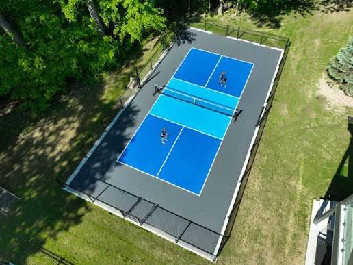 Lake Norman concrete pickleball court — Local Concrete Lake Norman project photo